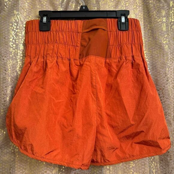 Free People Movement The Way Home Shorts Burnt Orange Small NWOT - Picture 2 of 8